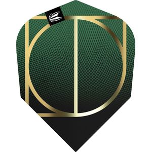 Target Darts Cult Pro Ultra No.6 Dartpijlen voor volwassenen, uniseks, zwart, groen en goud
