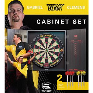 Target Gabriel Clemens Dartboard Cabinet Set - Dartkast