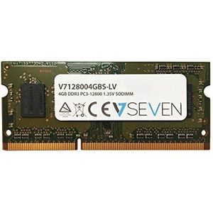 V7 V7128004GBS-DR-LV geheugenmodule 4 GB 1 x 4 GB DDR3