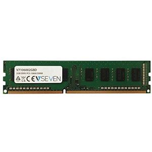 V7 Desktop DIMM werkgeheugen 2 GB 1333 MHz. Desktop DDR3 groen