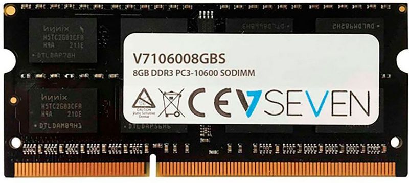 V7 V7106008GBS geheugenmodule 8 GB 1 x 8 GB DDR3 1333 MHz