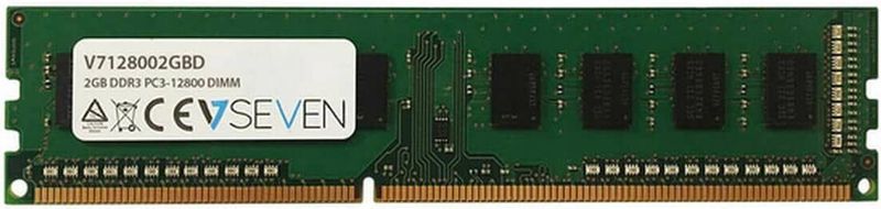 V7 2GB DDR3 1600MHZ CL11 (1 x 2GB, 1600 MHz, DDR3 RAM, DIMM 288 pin), RAM, Groen