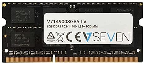V7 V7149008GBS-LV (1 x 8GB, 1866 MHz, DDR3 RAM, SO-DIMM), RAM, Zwart