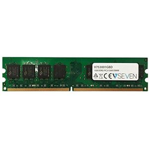 V7 V753001GBD Desktop DDR2 DIMM werkgeheugen 1GB (667MHZ, CL5, PC2-5300, 240pin, 1,8 Volt)