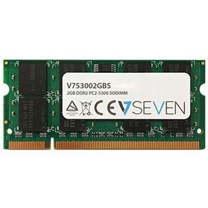 V7 Desktop DIMM werkgeheugen 2 GB 667 MHz Notebook DDR2 groen