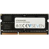 V7 V785004GBS V7 4GB DDR3 PC3-8500 - 1066 MHz SO DIMM Notebook Geheugenmodule - V785004GBS