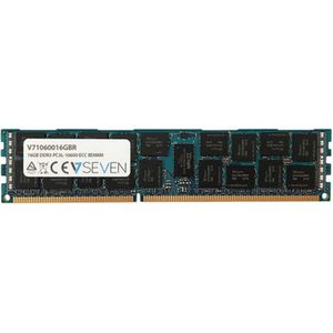 V7 V71060016GBR V7 16 GB DDR3 PC3-10600 - 1333Mhz SERVER ECC REG Server geheugenmodule - V71060016GBR