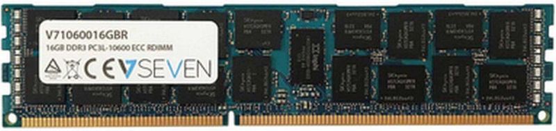V7 V71060016GBR V7 16GB DDR3 PC3-10600 - 1333MHz Server ECC REG Server Module - V71060016GBR