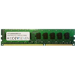 V7 V7128008GBDE-LV Desktop DDR3 DIMM werkgeheugen 8GB (1600MHZ, CL11, PC3L-12800, 240pin, 1.35V, ECC, Low Voltage)