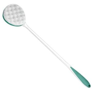 Helpende hand exfoliërende badspons met lange steel voor volwassenen. Buigbare douchespons en rugscrubber, exfoliërende borstel voor moeilijk bereikbare plaatsen. Badspons voor ouderen en