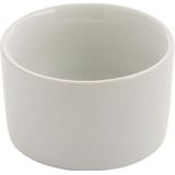 Porselein - Ronde Kom - Wit - 12 Stuks - 140ml, Oven-, Magnetron-, Vaatwasser- en Vriezerbestendig