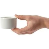 Porselein - Ronde Kom - Wit - 12 Stuks - 140ml, Oven-, Magnetron-, Vaatwasser- en Vriezerbestendig