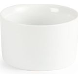 Porselein - Ronde Kom - Wit - 12 Stuks - 140ml, Oven-, Magnetron-, Vaatwasser- en Vriezerbestendig