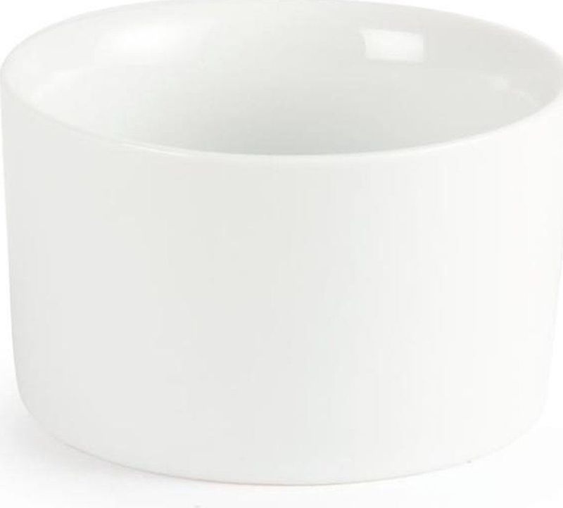 Porselein - Ronde Kom - Wit - 12 Stuks - 140ml, Oven-, Magnetron-, Vaatwasser- en Vriezerbestendig
