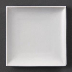 Bord Vierkant | Olympia Wit Porselein | 140mm | 12 Stuks