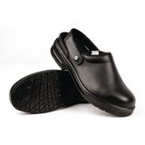 Lites Safety Footwear Uniseks klompen, zwart.