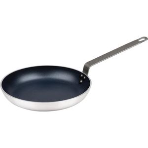 Vogue Non-Stick Aluminium Frypan 240X40mm - Heavy Duty Kookgerei voor Frituren - Teflon Platina Plus Coating