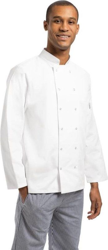 Whites Chefs Clothing Koksbuis Vegas Lange Mouw Wit ( Maat M )
