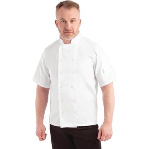 Whites Vegas Koksbuis Wit | Korte Mouw - Maat M