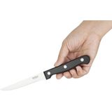 Olympia - Steakmes - Zwart - 21,5 cm - 12 Stuks - Roestvrij Staal 18/0