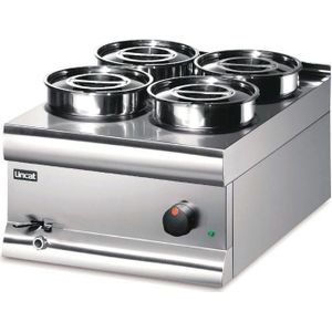 Lincat Silverlink 600 bain marie BS4W 4 x 4,5L - Roestvrij staal J953