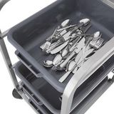 Vogue - Kunststof - Afruimbak - Geen Kleur - Inhoud: 18L, Stapelbaar, Vaatwasserbestendig