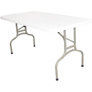 Bolero rechthoekige klaptafel wit 152cm - wit U544