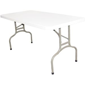 Klaptafel Terras met Inklapbare Poten - 74(h)x152(b)cm