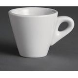 Olympia - Y111 - Espressokopjes - Wit - Porselein - 60ml - 12 Stuks