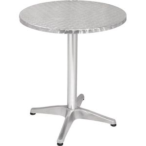 Bolero Bistro ronde RVS tafel 60cm grijs - U425