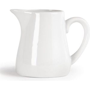 Olympia Whiteware Melk- en slagroompot, 170 ml, 6 stuks