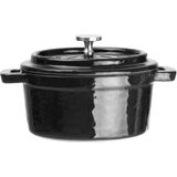 Braadpan Signature Zwart - Le Creuset Look-a-Like - Rond 130x84x45(h)mm