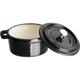 Braadpan Signature Zwart - Le Creuset Look-a-Like - Rond 130x84x45(h)mm