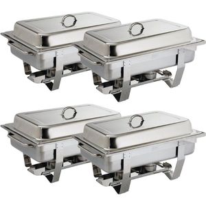 Olympia Milan chafing dish set 4 stuks