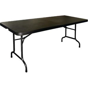 Bolero Inklapbare Tafel Zwart 183cm