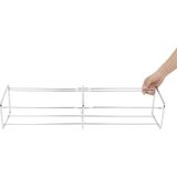 Vogue - CC051 - RVS GN Bakhouder - Vrijstaand - Geschikt voor 6 x 1/9, 4 x 1/6 of 2 x 1/3 GN bakken