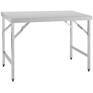 Vogue Inklapbare RVS Werktafel 120cm