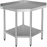 Vogue RVS werktafel hoekelement 60cm