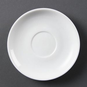 Olympia Wit Porselein Koffieschotel | 12 Stuks