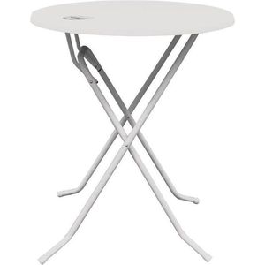 Statafel Wit - Dubai - Ø700x1100(h)mm