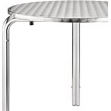 RVS stapelbare tafel | 70 cm rond
