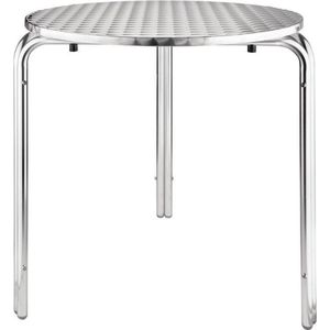 Bolero ronde RVS bistrotafel 70cm