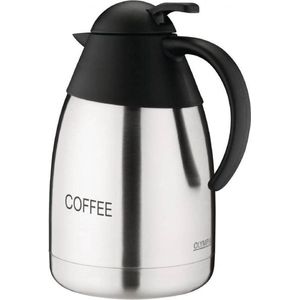 Thermoskan, 1,5 L, Koffiepot Van Dubbelwandig 304 Roestvrij Staal Thermotheepot Met Afneembare Theezeef Thermoskan Met Houten Handvat 12 Uur Warmte 18 Uur Koud Zilver