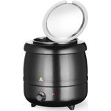 Soepketel Zwart 8 liter Bain Marie