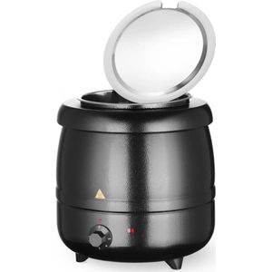 Soepketel Zwart 8 liter Bain Marie