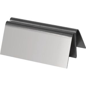 Menustandaard van roestvrij staal voor commercieel restaurant, 30 x 80 x 50 mm
