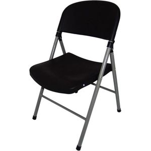 Bolero Opklapbare Stoelen Zwart ( Set van 2 )