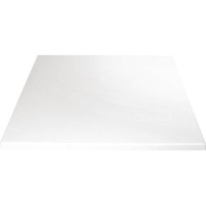 Bolero GG641 Tafelblad, 700 mm, lengte x 700 mm, wit