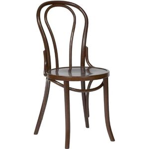 Fameg Buighouten Bistrostoelen Walnootkleur (2 Stuks) - Fameg CF139