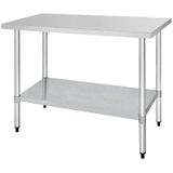 RVS Werktafel | 70 cm diep | 5 formaten60(b)x70(d)x90(h)